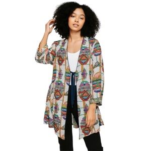 Platinum Dorothy Schoelen VTG
TribalGeo Pattern Lightweight
Bolero Suit Jacket